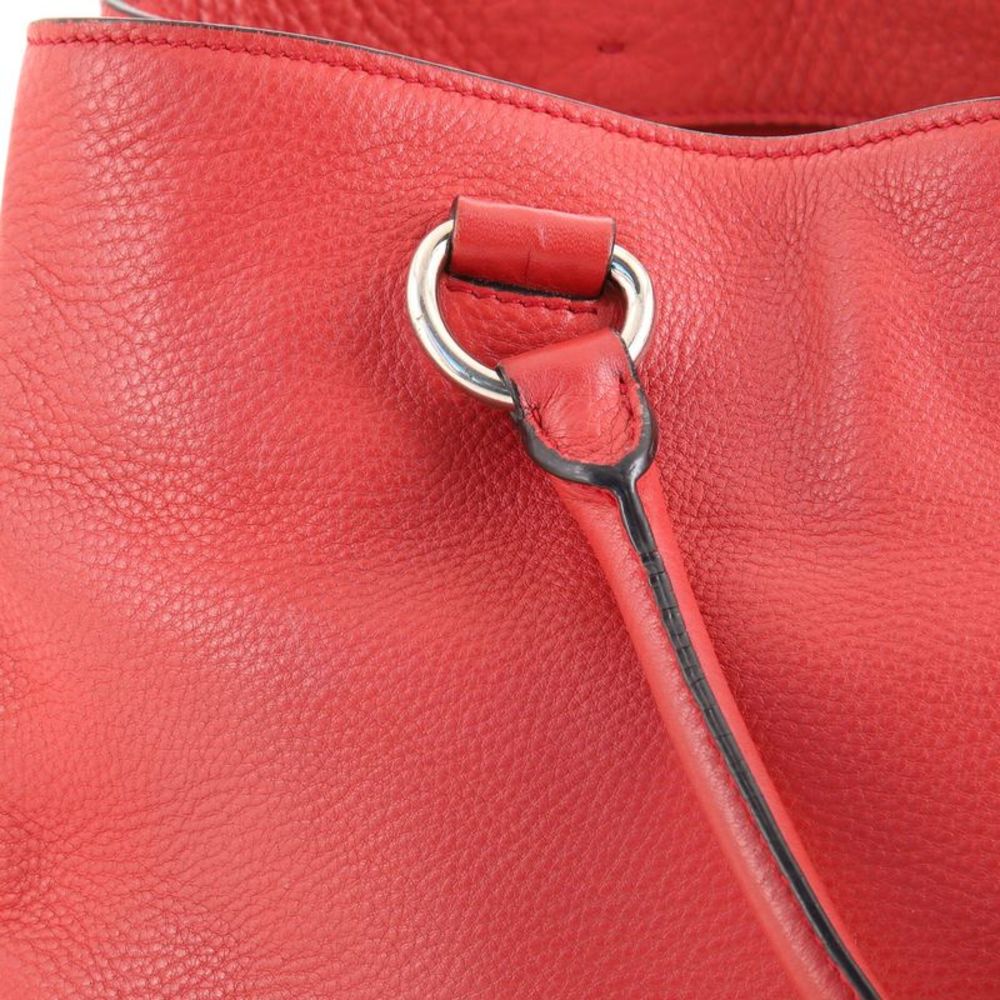Prada Convertible Open Tote Vitello Daino Medium Red - Picture 8 of 10